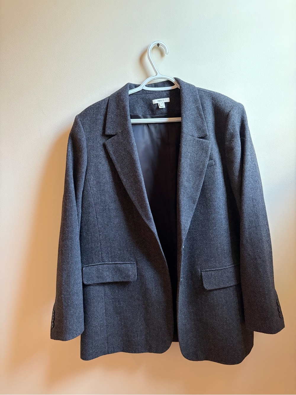RW&CO. Charcoal Gray Women's Blazer
